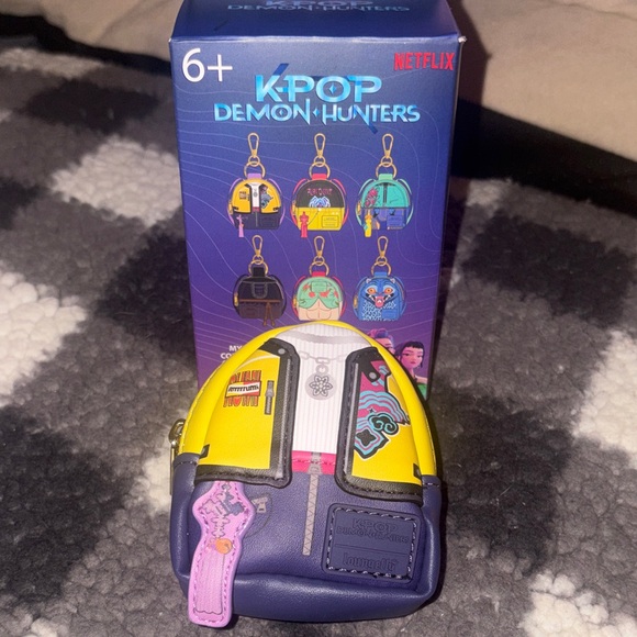 Loungefly Other - Rumi K-Pop Demon Hunters Loungefly Bag Charm Keychain Huntr/X Movies Netflix NIB